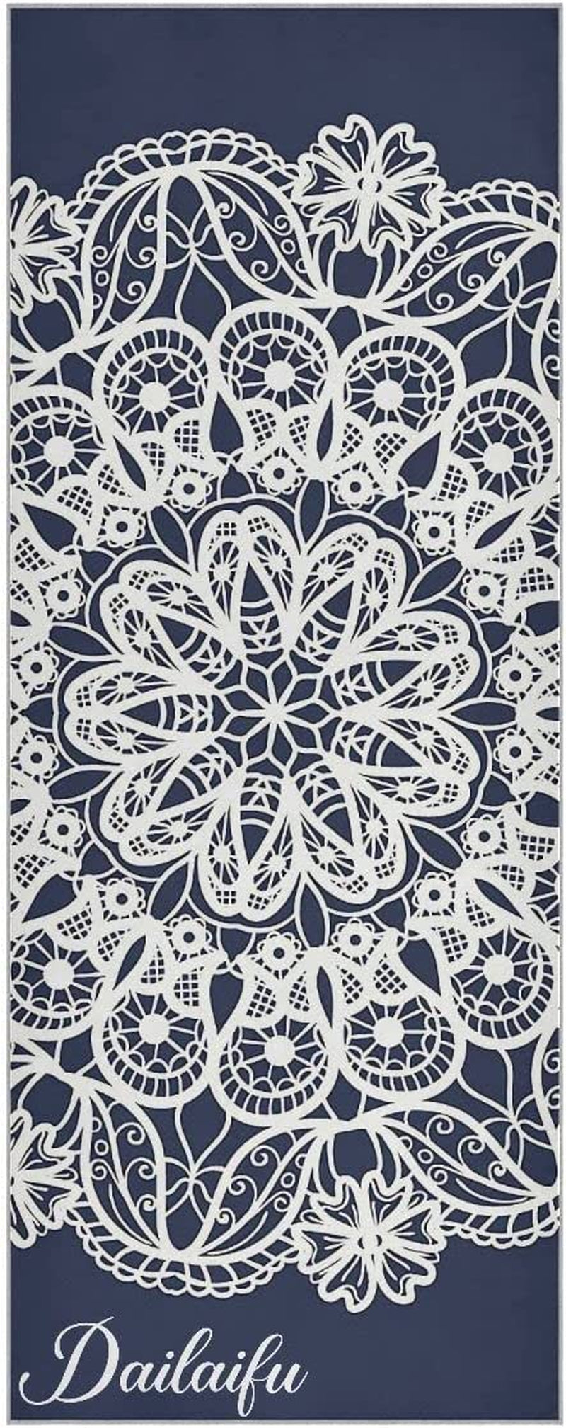 Custom Dawn Light Flower Yoga Mat Towel, Non-Slip Hot Yoga Mat Yoga Towel, Larger Size 73 X 27 In, Soft Microfiber Moisture Wicking Material for Pilates, Gym Workout, Outdoor Picnic