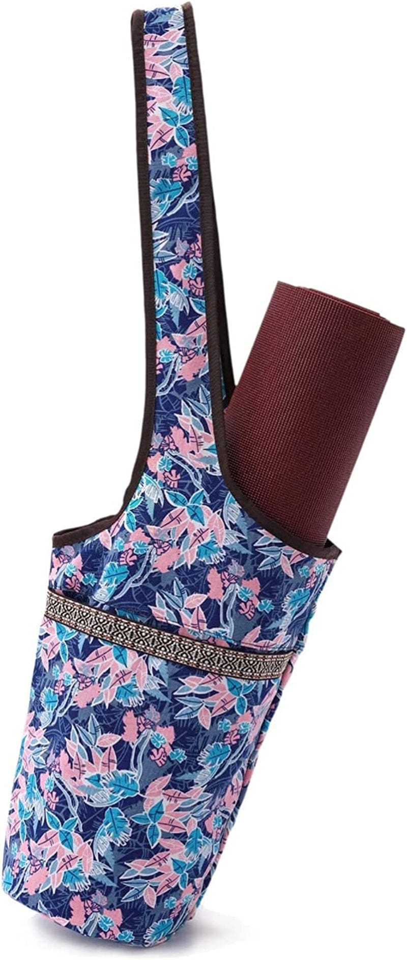 BESTORI Yoga Mat Bag with Large Size Pocket and Zipper Pocket,Fit Most Size Mats