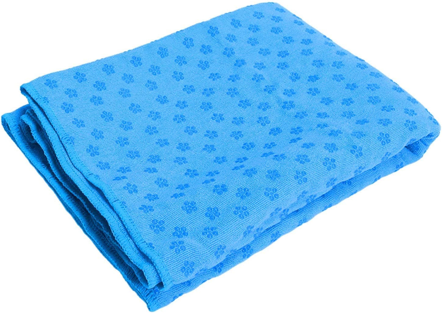 Bigking Sweat Absorbent Yoga Towel, Yoga Towel Soft Microfiber Slip Resistant Sweat Absorbent Yoga Mat Towel for Pilates Exercise Classes