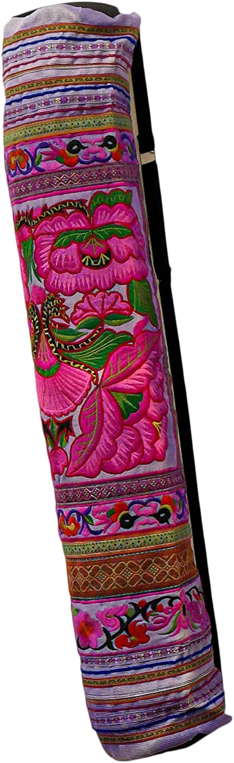 Cccollections Yoga Pilates Mat Bags Carriers - Embroidered Adjustable Carry Strap Yoga Bag Unique Bohemian