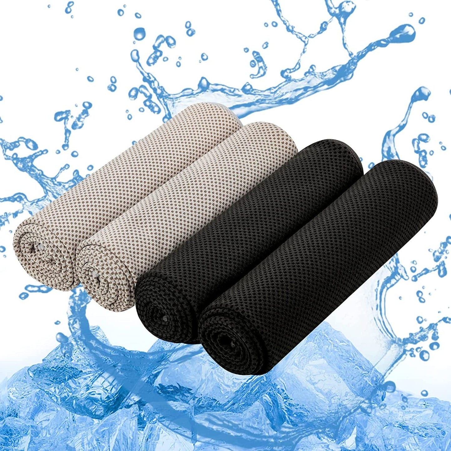 Cooling Towel, Ice Towel, Microfiber Cooling Towels for Neck and Face Athletes, Instant Cooling Chilly Towels -UPF 50+ Cooling Ice Towels for Sports, Workout, Fitness, Gym, Yoga, Camping