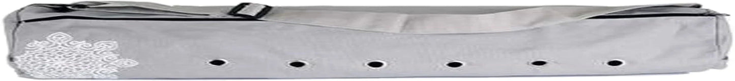 Black Temptation Pouch Yoga Canvas Mat Tote Bag Holder: Lightweight, Durable, Breathable[Gray]