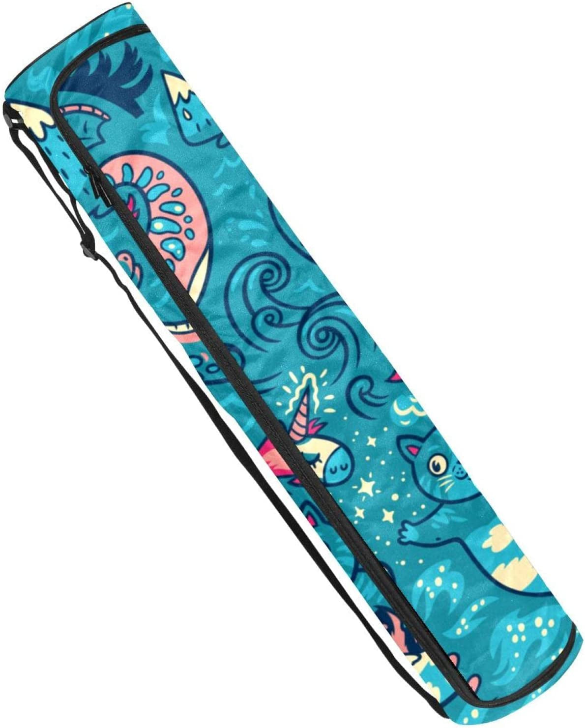 Yoga Mats Bag Storage Yoga Mat Cover Yoga Equipment Bag Dinasour Unicorn Cat Monster
