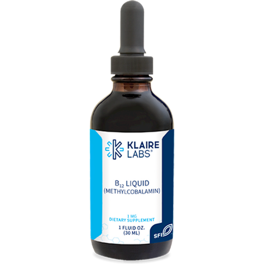 B12 Liquid (methylcobalamin) 1mg 1oz.