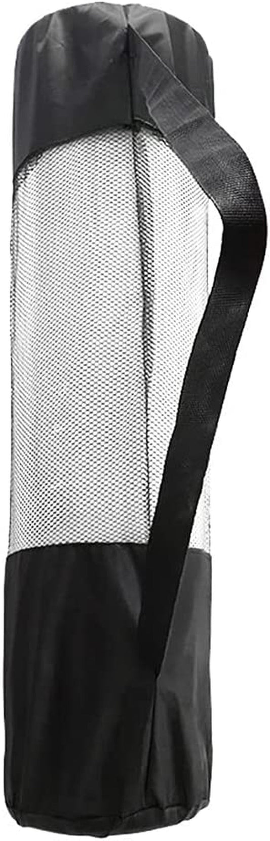 Zerlibeaful Mat Mat Yoga Thick Waterproof Bag Backpack Bag Breathable Yoga Backpack Mesh Fitness & Yoga Equipment Yoga Bricks and Blocks Foam (Black, One Size)