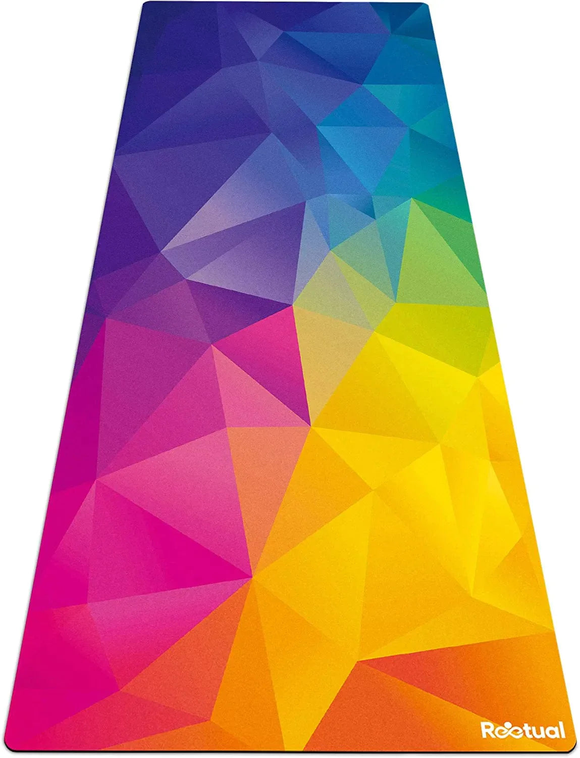 Reetual, the Yoga Mat That Adores Sweat | Premium Hot Yoga Mat Non Slip Towel Combo - with Carrying Strap | Eco Friendly | Designed for Bikram, Hot Yoga, Ashtanga, Vinyasa, Power