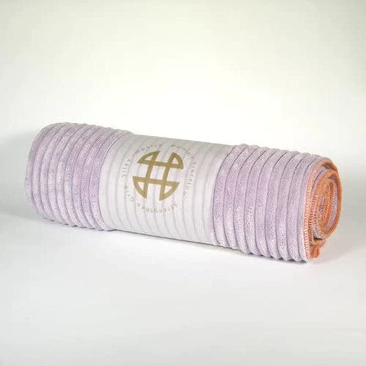 Relaxso Prestige Skidproof Yoga Mat Towel, Peace Magic (Lavender)