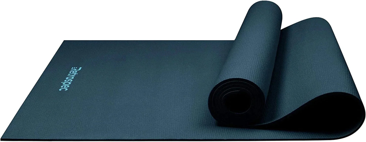 Retrospec Pismo Yoga Mat W/Nylon Strap for Men & Women - Non Slip Excercise Mat for Yoga, Pilates, Stretching, Floor & Fitness Workouts