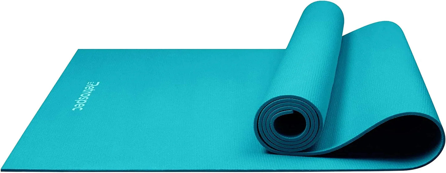 Retrospec Pismo Yoga Mat W/Nylon Strap for Men & Women - Non Slip Excercise Mat for Yoga, Pilates, Stretching, Floor & Fitness Workouts