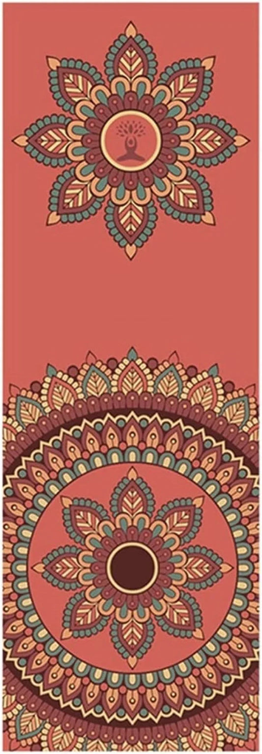 SARKCH Yoga Mats Meditation Pad Portable Washable Print Yoga Pad Towel Pilates Antiskid Towel Blanket Fitness Towel Exercise Pad Foam Rollers