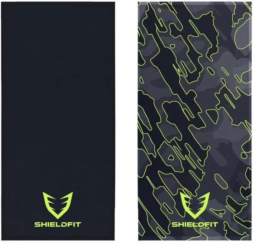 Shield Fit Workout-Fast Absorbent and Super Light, Odour Free Gym, Yoga, Sports, Towel for Mens and Womens (Tectonic X Red)