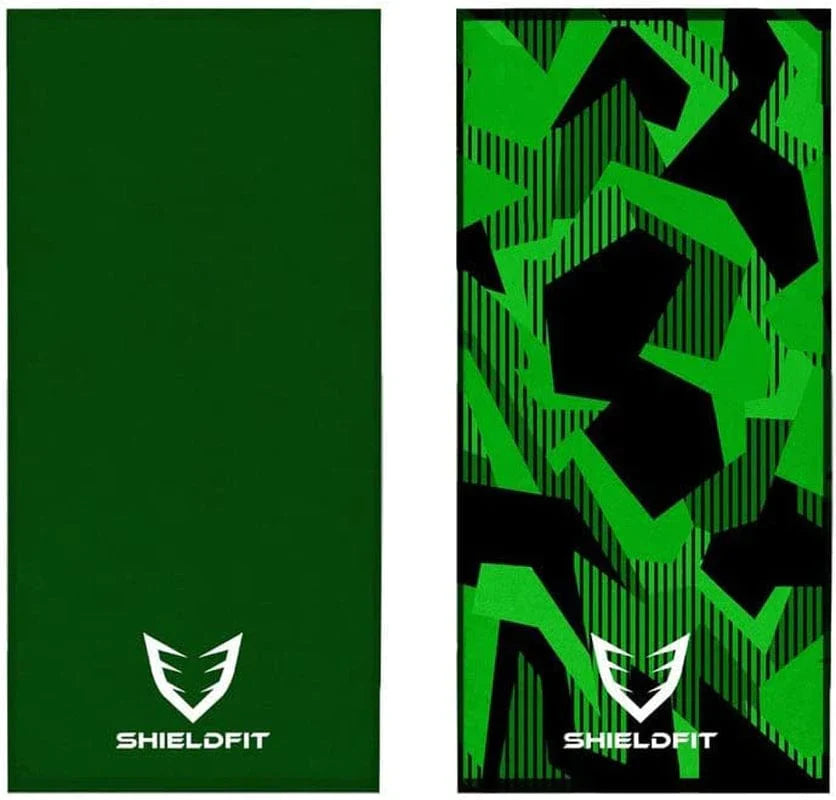 Shield Fit Workout-Fast Absorbent and Super Light, Odour Free Gym, Yoga, Sports, Towel for Mens and Womens (Tectonic X Red)