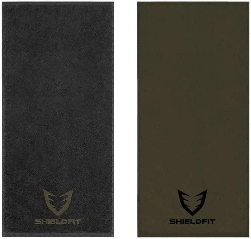 Shield Fit Workout-Fast Absorbent and Super Light, Odour Free Gym, Yoga, Sports, Towel for Mens and Womens (Tectonic X Red)