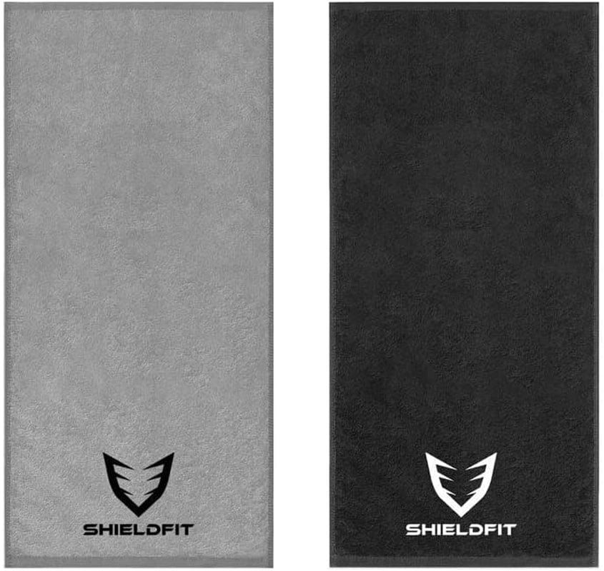 Shield Fit Workout-Fast Absorbent and Super Light, Odour Free Gym, Yoga, Sports, Towel for Mens and Womens (Tectonic X Red)