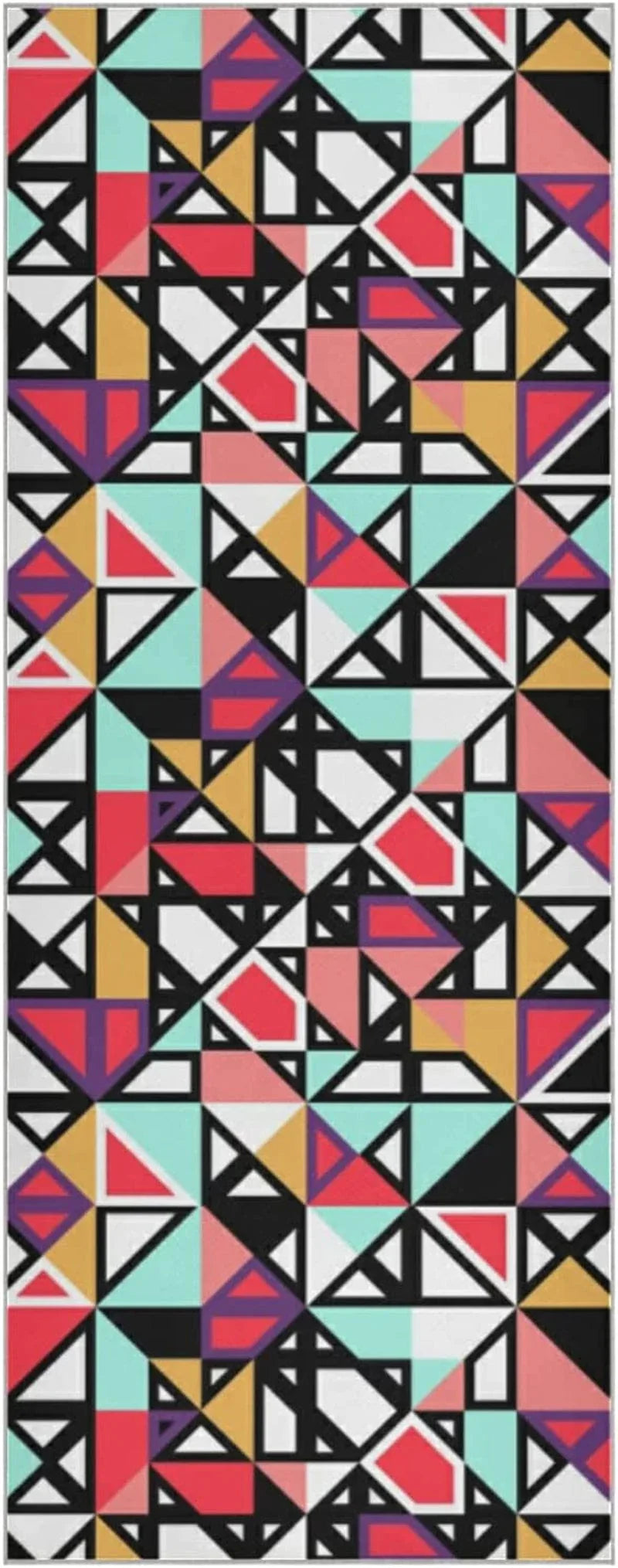 Soft Sweat Absorbent Non Slip Yoga Mat Towel, Durable Folding Workout Towel for Pilates Exercise, Fitness Mat Towel with Bag