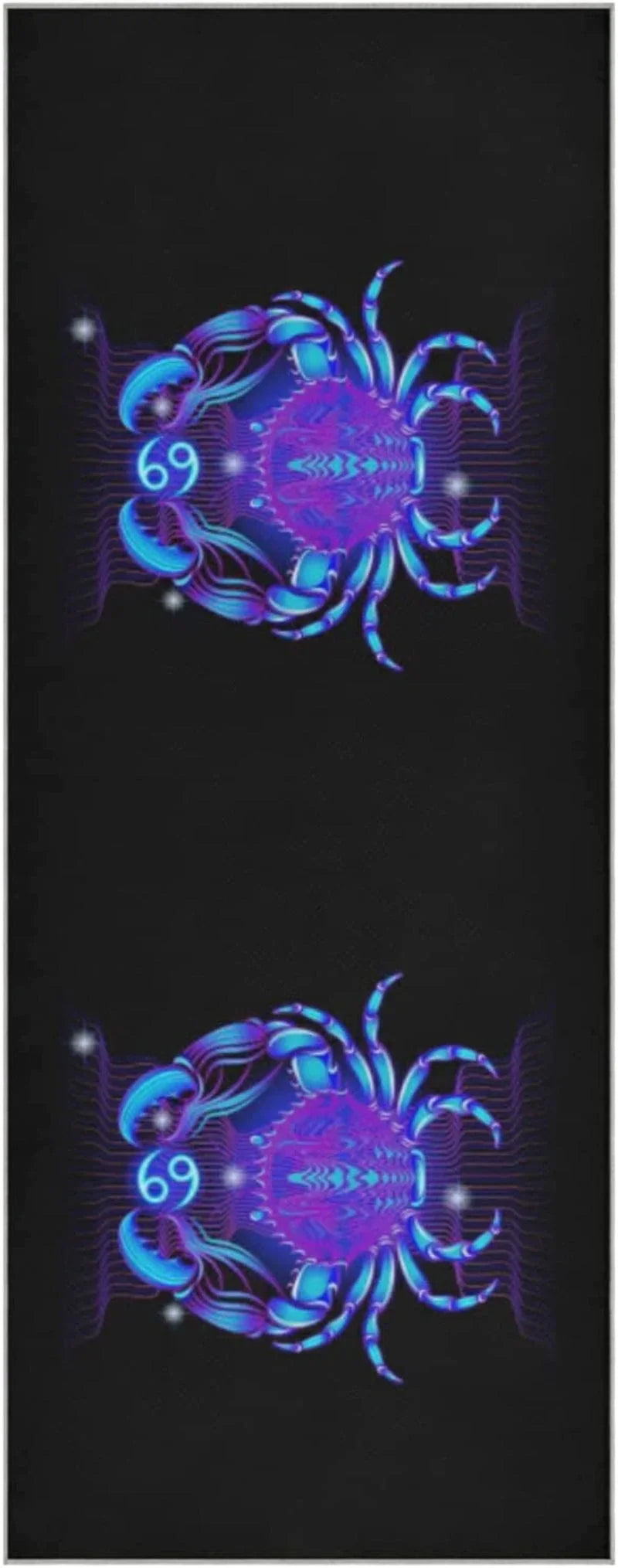 Soft Sweat Absorbent Non Slip Yoga Mat Towel, Durable Folding Workout Towel for Pilates Exercise, Fitness Mat Towel with Bag