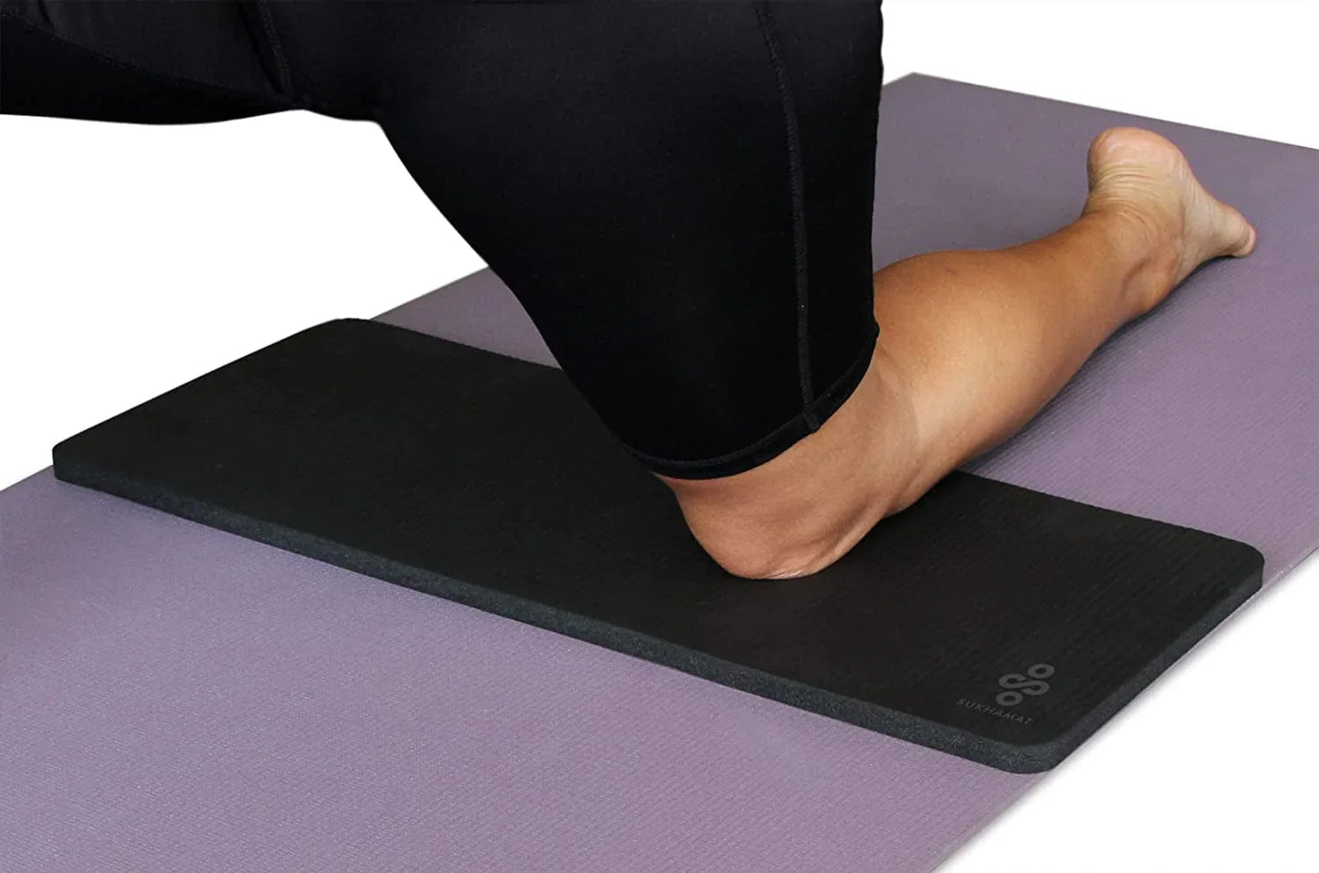 Sukhamat Yoga Knee Pad Cushion – America'S Best Exercise Knee Pad - Eliminate Pain during Yoga or Exercise - Extra Padding & Support for Knees, Wrists, Elbows - the Perfect Yoga Mat Accessory