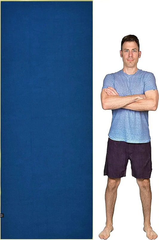Tatago XL Hot Yoga Mat Towel-85 X30 Soft Microfiber & Silicone Yoga Towels for Hot Yoga Non Slip Long for a XL Yoga Mat. Perfect Non Slip Bath Mat Towel, Floor Towel or Yoga Hand Towel as Well.
