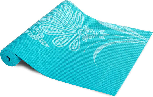 Tone Fitness Yoga Mat with Floral Pattern