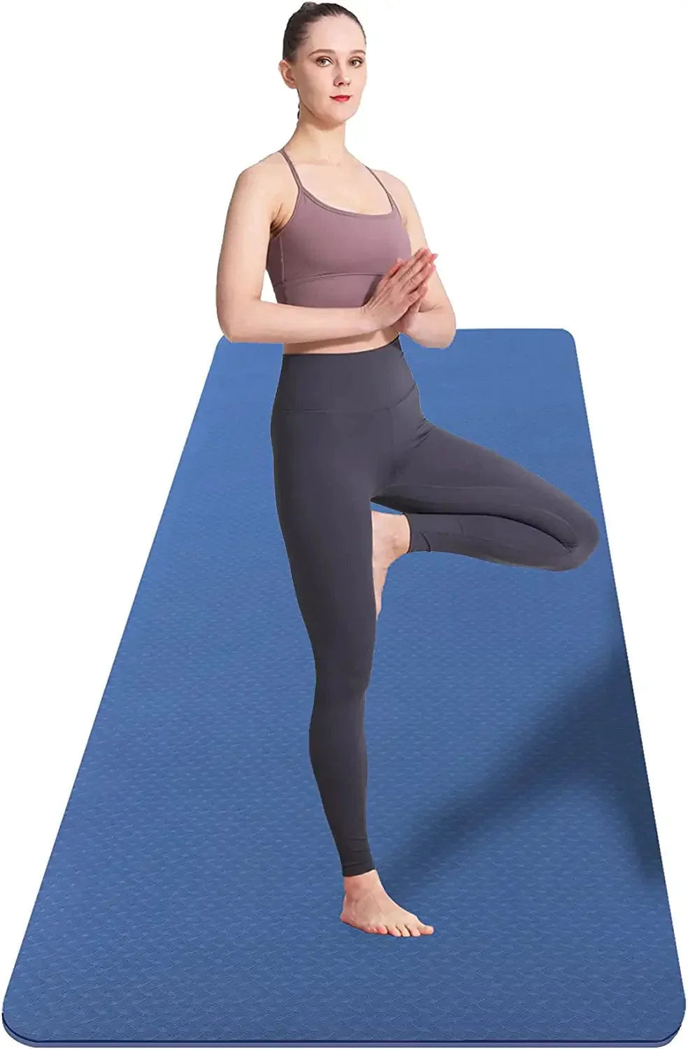 UMINEUX Extra Wide Yoga Mat for Women and Men, 72"X 32"X 1/4", Eco-Friendly TPE Yoga Mat Non Slip, Large Workout Mats,Perfect for Barefoot Exercise (Yoga, Pilates, Fitness, Meditation)