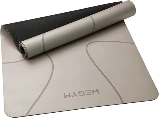 Wegym Premium Yoga Mat 5 Mm Thick Large Exercise Mat Non-Slip Anti-Tear Fitnesss Mat Men Women'S Eco-Friendly Yoga Mat for Yoga Pilates Home Workout