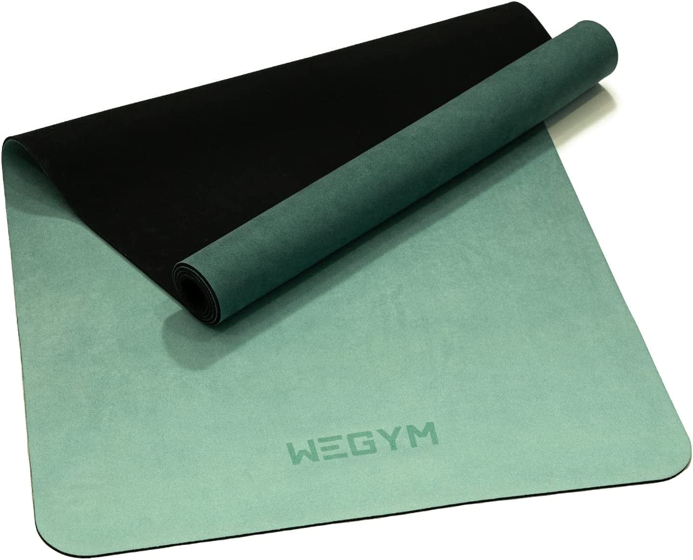 Wegym Premium Yoga Mat 5 Mm Thick Large Exercise Mat Non-Slip Anti-Tear Fitnesss Mat Men Women'S Eco-Friendly Yoga Mat for Yoga Pilates Home Workout