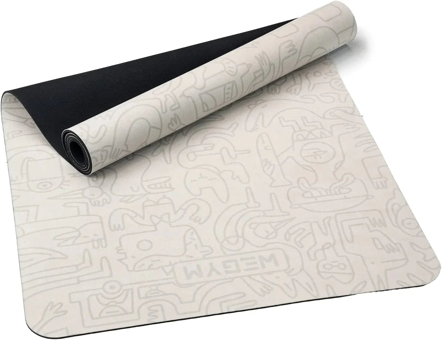 Wegym Premium Yoga Mat 5 Mm Thick Large Exercise Mat Non-Slip Anti-Tear Fitnesss Mat Men Women'S Eco-Friendly Yoga Mat for Yoga Pilates Home Workout