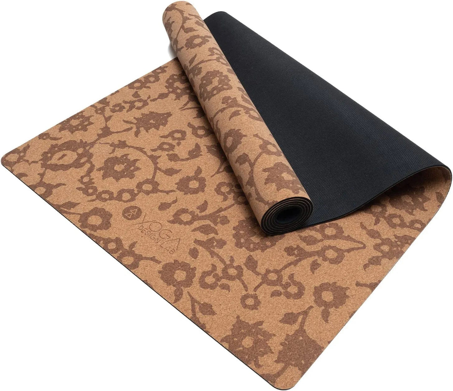 YOGA DESIGN LAB | the Cork Yoga Mat | Eco Luxury | Ideal for Hot Yoga, Power, Bikram, Ashtanga, Sweaty Workouts | Studio Quality | Includes Carrying Strap!