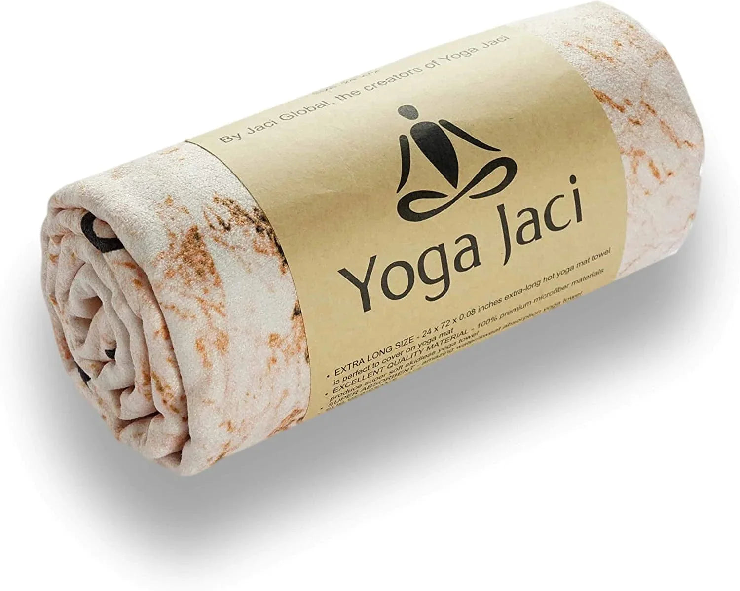 Yoga Jaci Yoga Towel - Non Slip - Sweat Absorbent - Microfiber Soft Towels - for Hot Yoga, Pilates, Mat, Workout, Gym, Travel