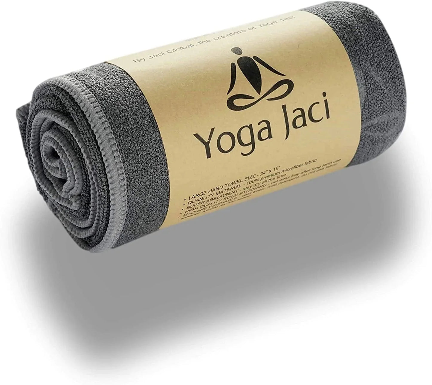 Yoga Jaci Yoga Towel - Non Slip - Sweat Absorbent - Microfiber Soft Towels - for Hot Yoga, Pilates, Mat, Workout, Gym, Travel