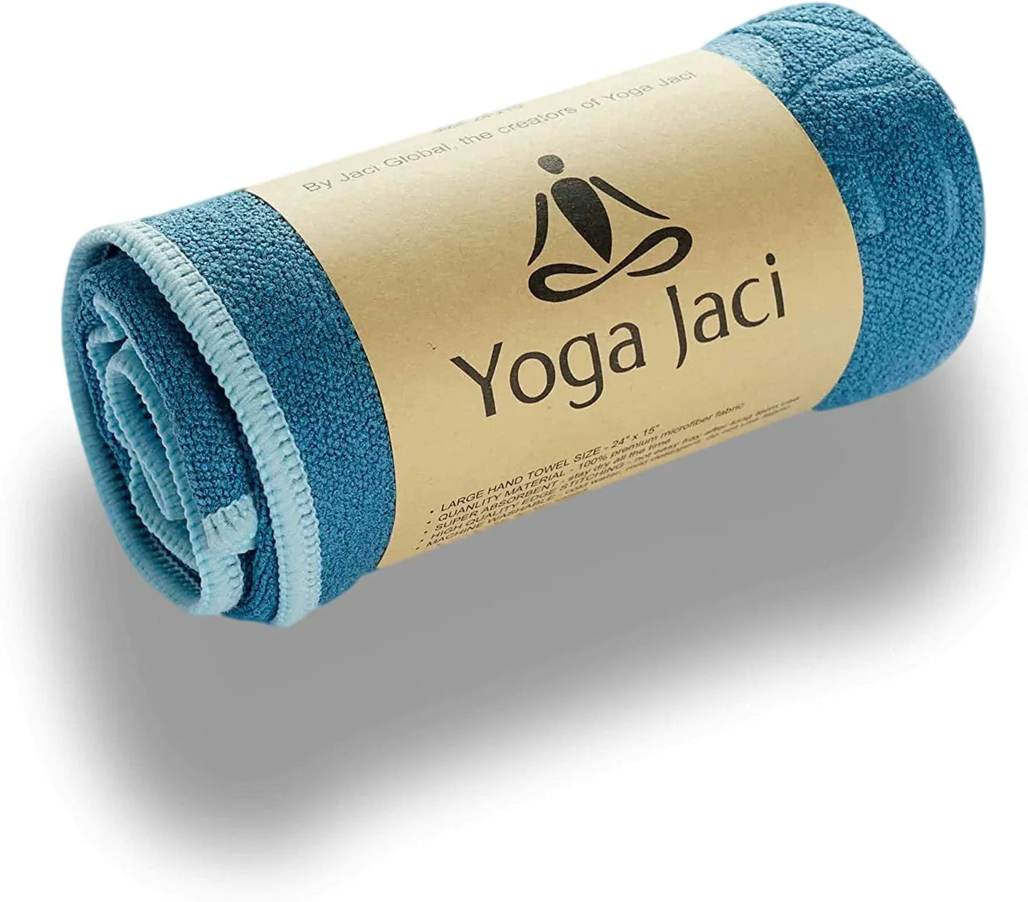 Yoga Jaci Yoga Towel - Non Slip - Sweat Absorbent - Microfiber Soft Towels - for Hot Yoga, Pilates, Mat, Workout, Gym, Travel