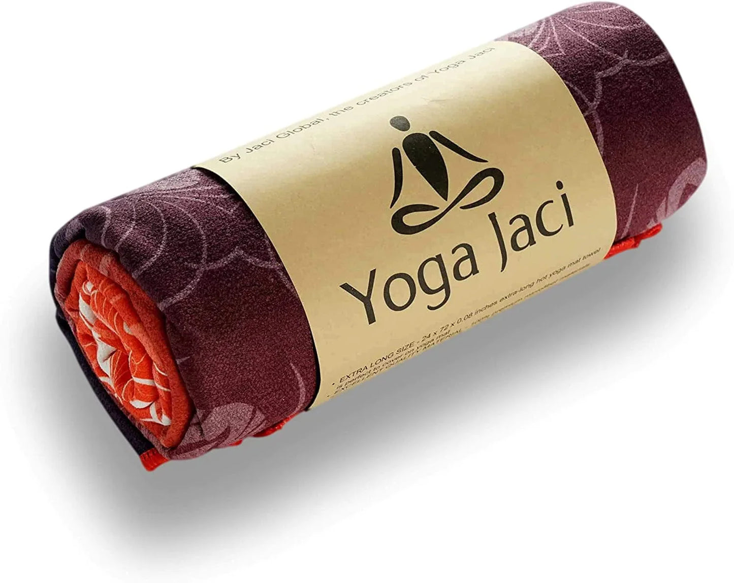 Yoga Jaci Yoga Towel - Non Slip - Sweat Absorbent - Microfiber Soft Towels - for Hot Yoga, Pilates, Mat, Workout, Gym, Travel