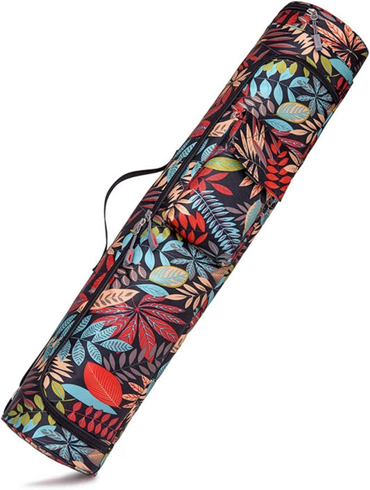 Yoga Mats Yoga Bag Printed Yoga Mat Bag Sports Mat Bag Portable Bag Pilates Mat Backpack Fitness Dance Fitness Mat Cover Sports Backpack Foam Rollers