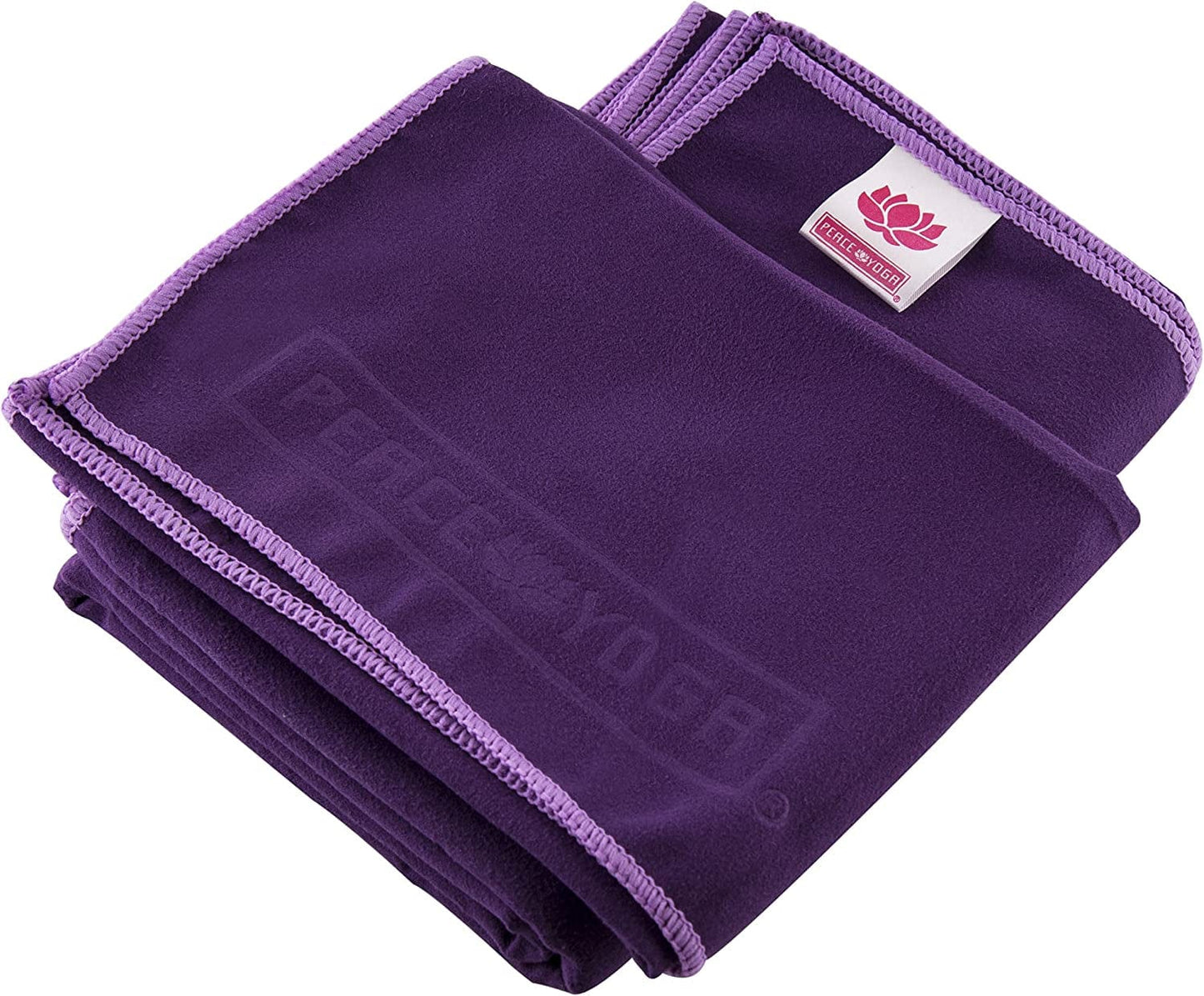 Yoga Sport Non Slip Suede Exercise Towels, 2 Pack
