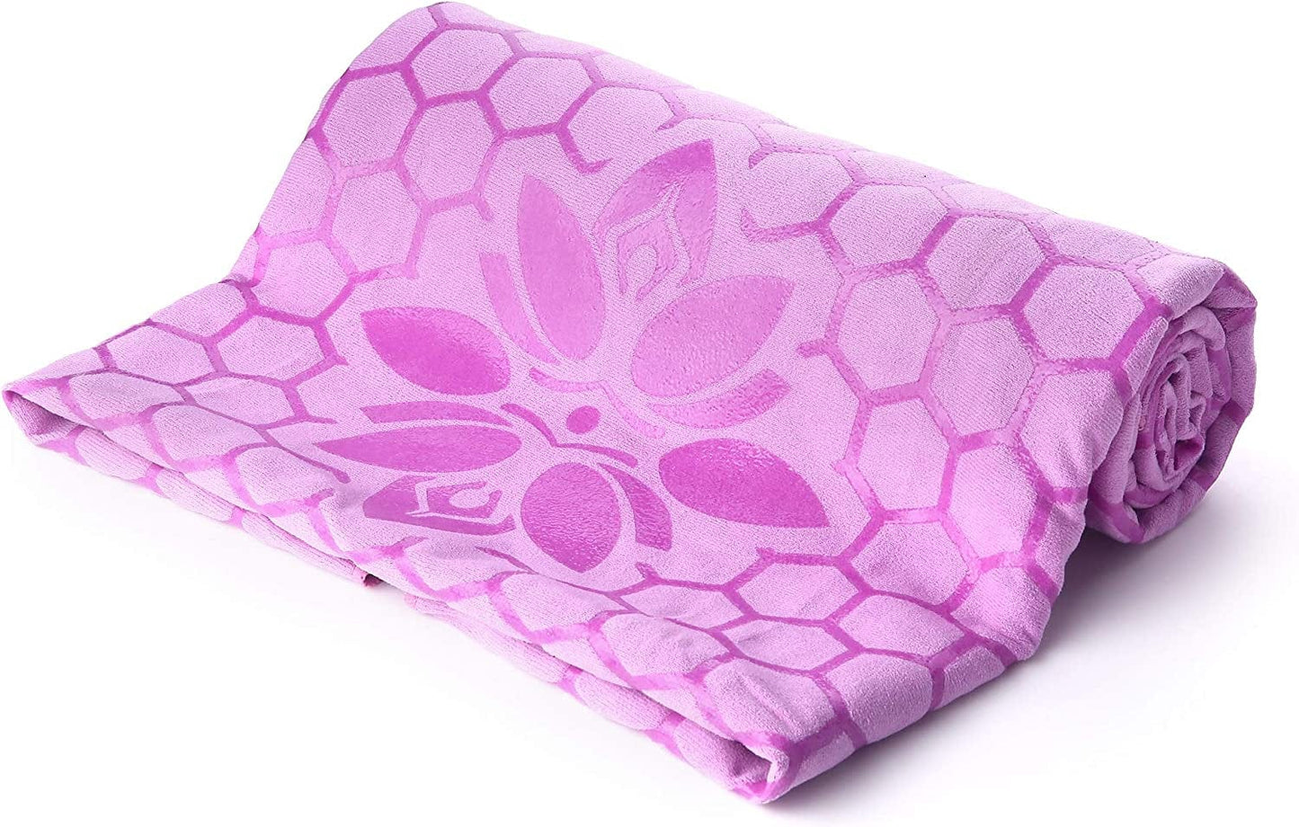 Yoga Towels for Hot Yoga, Non Slip and Long Clever Towel Provides Grip with Unique Two-Sided Design, Microfiber Is Absorbant and Lightweight with Moisture Wicking Properties