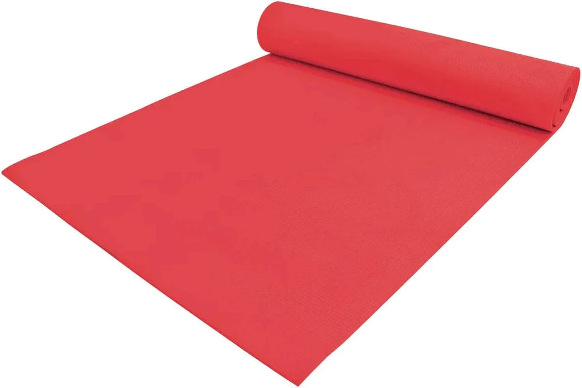 Yogaaccessories 1/4" Thick High Density Deluxe Non Slip Exercise Pilates & Yoga Mat