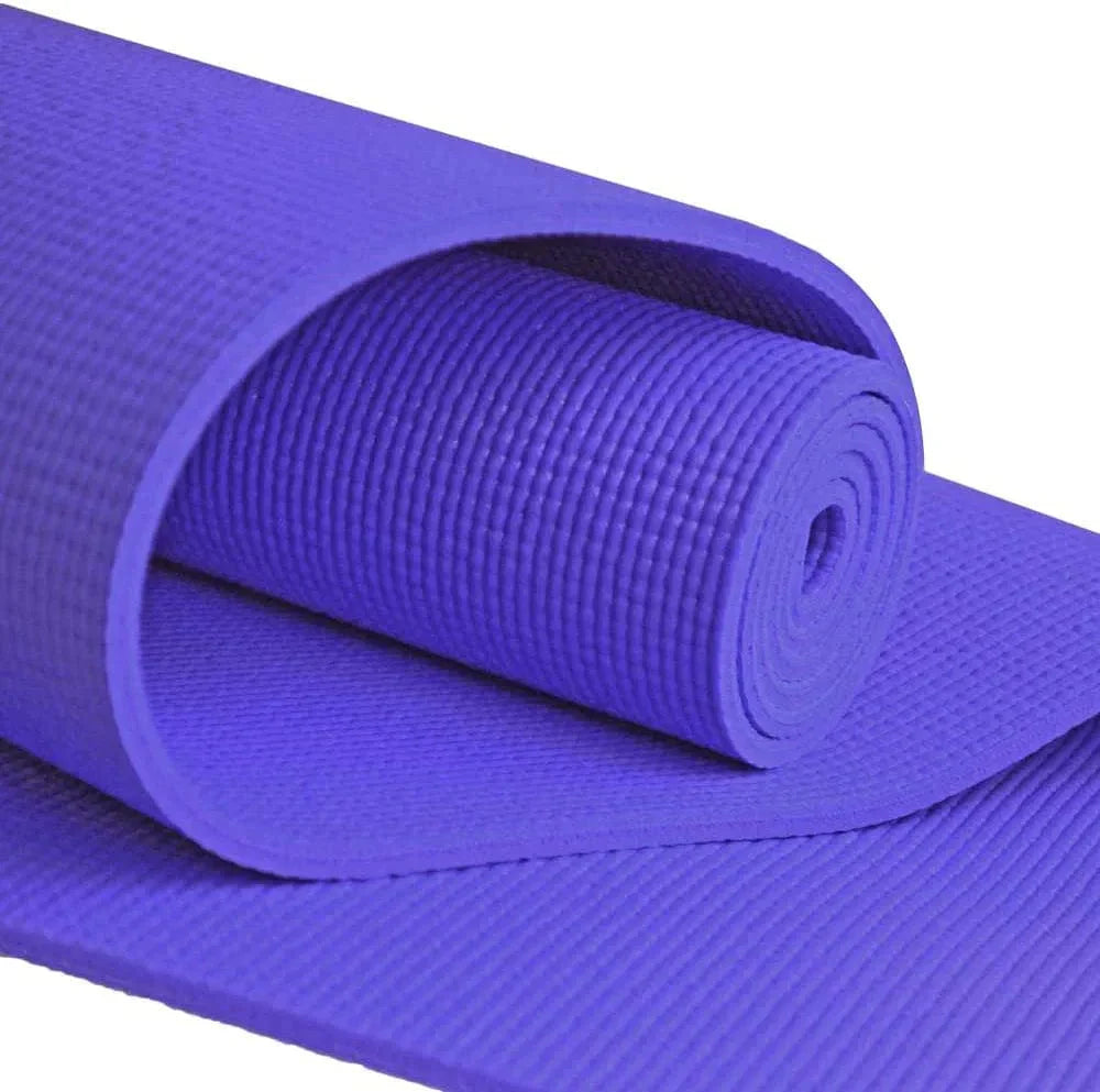 Yogaaccessories Extra Long 1/4'' Deluxe Yoga Mat
