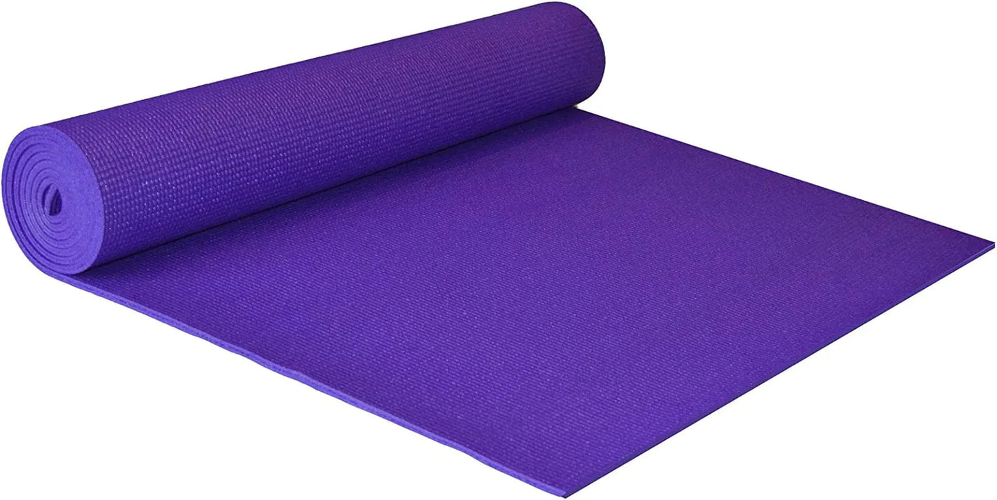 Yogaaccessories Extra Wide 1/4'' Deluxe Yoga Mat