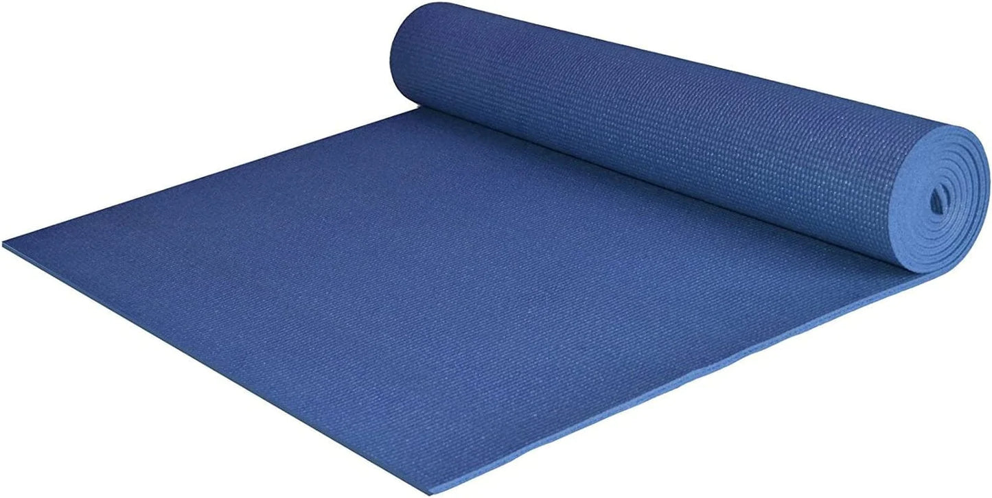 Yogaaccessories Extra Wide and Extra Long 1/4'' Deluxe Yoga Mat