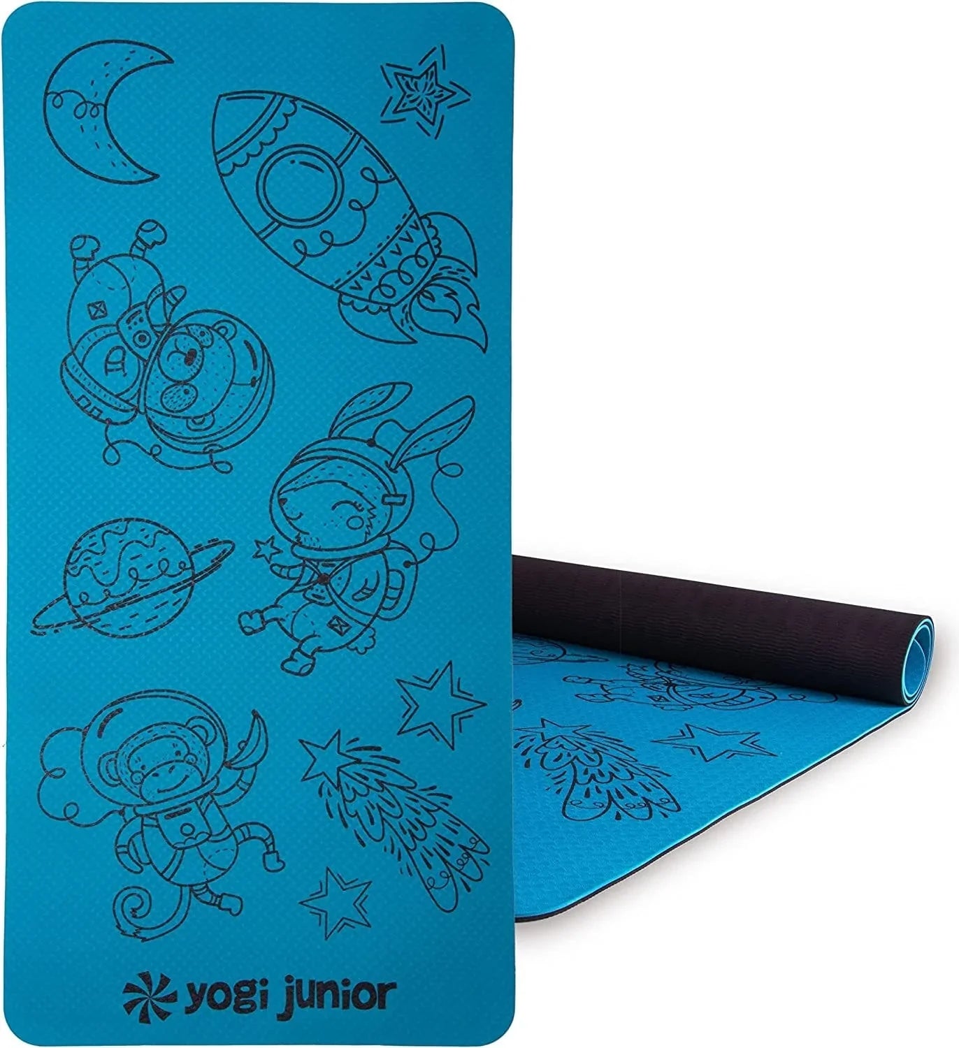 Yogi Junior Kids Yoga Mat - PVC Free - Double Layered TPE Foam