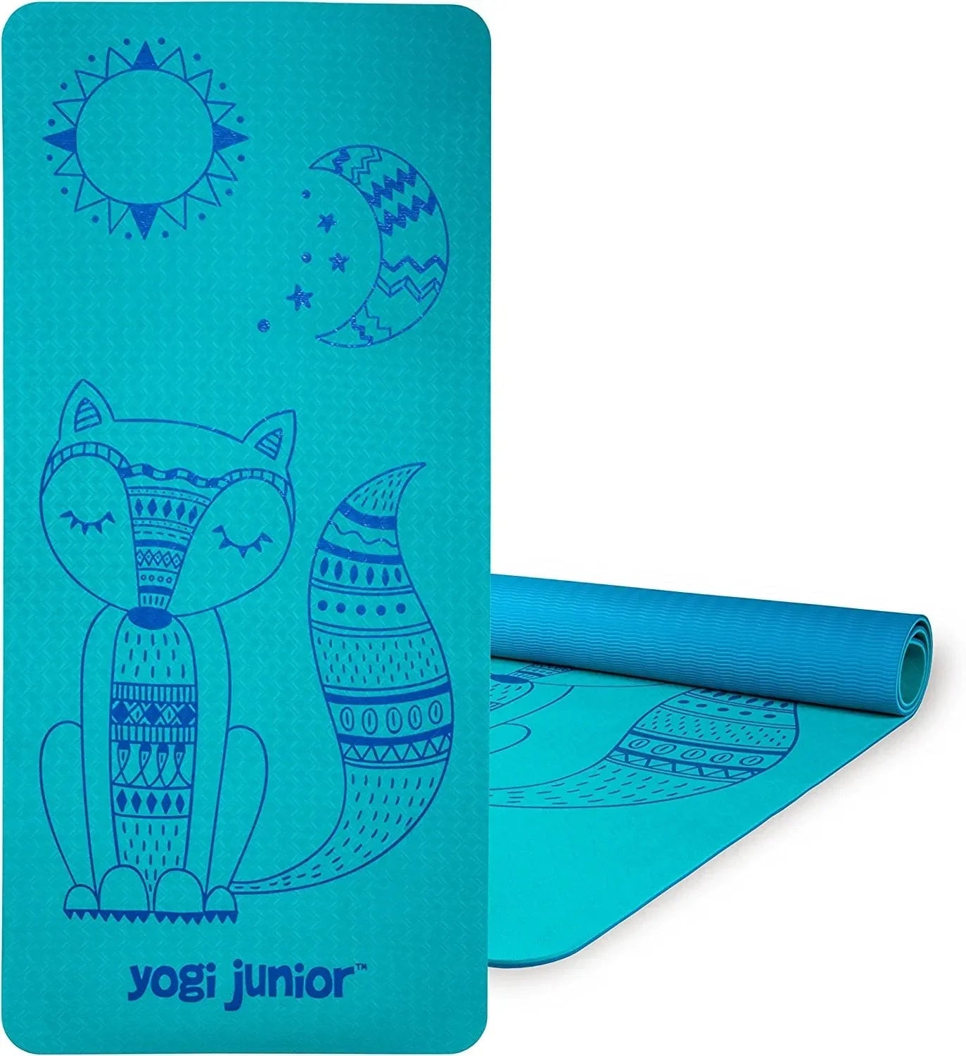 Yogi Junior Kids Yoga Mat - PVC Free - Double Layered TPE Foam