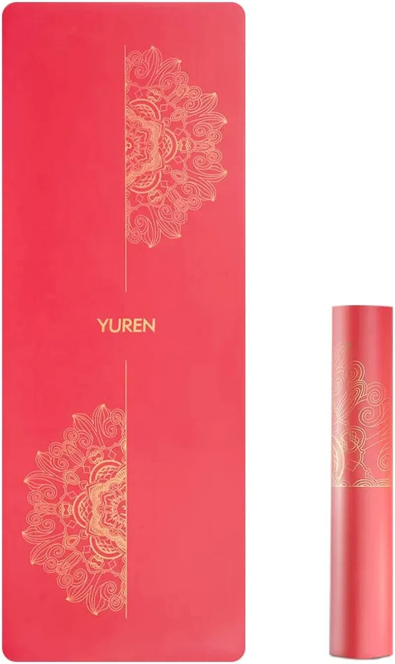 YR Yoga Mat for Women Extra Thick Workout Mat Double-Sided Non Slip Yoga Mats for Gym, Fitness, Pilates and Floor Exercises