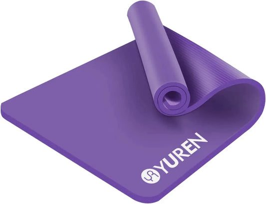 YUREN Large Yoga Mat Extra Wide Workout Mat for Home, 72"X35"X15Mm Thick Yoga Mat for Men, High Density Gym Mat with Carrying Strap