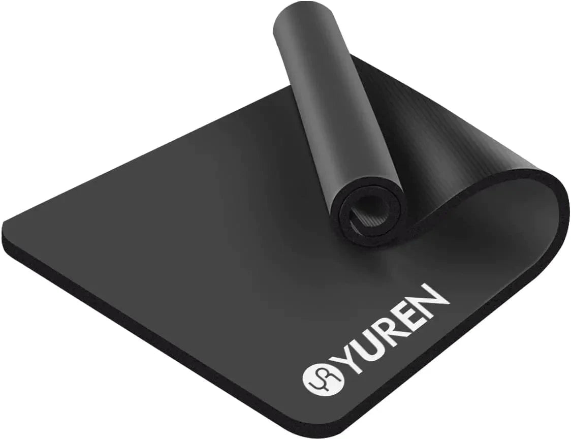 YUREN Large Yoga Mat Extra Wide Workout Mat for Home, 72"X35"X15Mm Thick Yoga Mat for Men, High Density Gym Mat with Carrying Strap