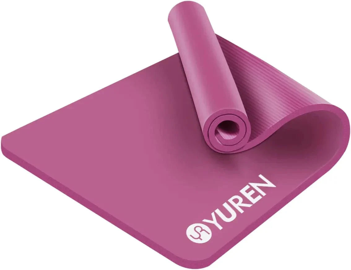 YUREN Large Yoga Mat Extra Wide Workout Mat for Home, 72"X35"X15Mm Thick Yoga Mat for Men, High Density Gym Mat with Carrying Strap