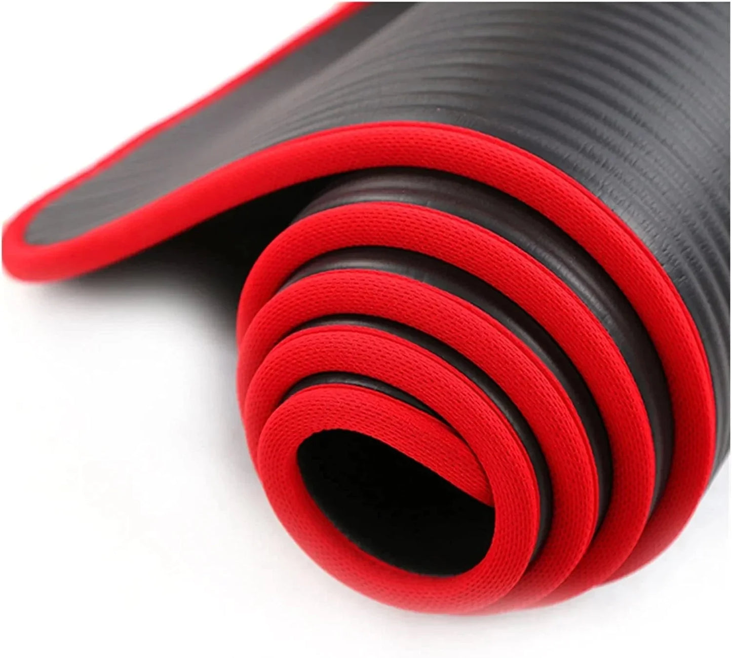 ZAUNCO Yoga Mat 2/5 Inch Yoga Mat Carpet Non-Slip Sports Anti-Tear NBR Fitness Mat Sports Gym Pilates Mat with Yoga Bag 72 * 24 Inches Roller